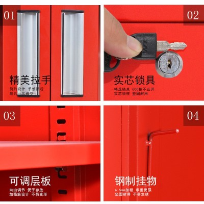 微型消防站工地消防柜消防器材柜存放柜工具柜应急灭火器箱展示柜图4
