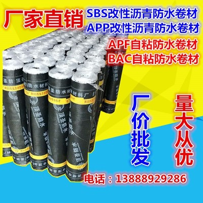 SBS/APP改性沥青防水卷材 火烤卷材 屋面 楼房 屋顶 防水补漏卷材