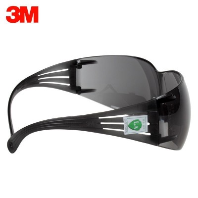 3M SF202AF 防护眼镜防雾防刮擦防尘防冲击防沙墨镜户外作业图2