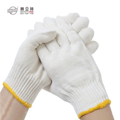 赛立特ST55102劳保线手套棉纱手套批发加厚工作手套工地劳防手套图2