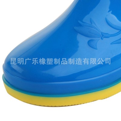 供应 韩版新款时尚雨鞋 女士中低筒加绒保暖水鞋雨靴厂家批发图5