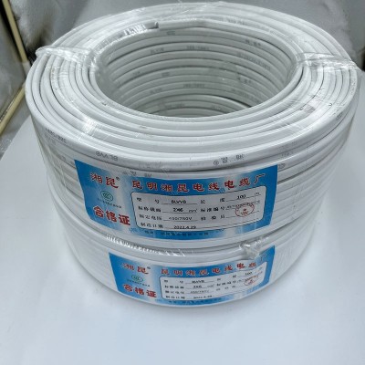 湘昆牌铝芯护套线BLVVB白色平行铝芯护套电缆图3