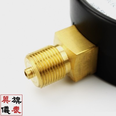 YE100膜盒压力表径向天然气压力表测量微压可定制不锈钢 龙兴图2