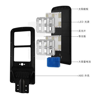 云南一体化路灯太阳能LED灯 工程款路灯 室外庭院照明家用户外灯图3