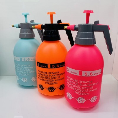 云南厂家供应 3.0L手压塑料喷壶洒水壶园艺工艺工具浇花洒水用具