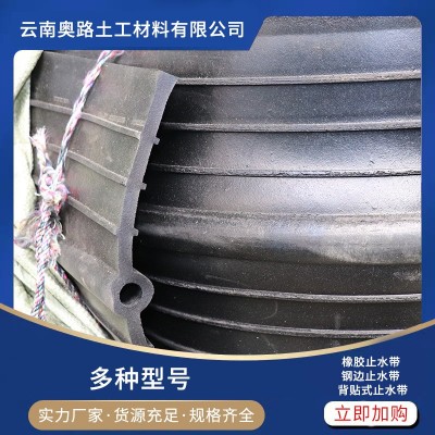 云南厂家现货直销止水带背贴式止水带橡胶止水带中埋式橡胶止水带图3