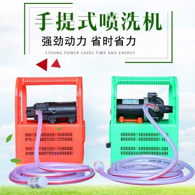云南厂家批发手提式喷洗机 双泵高压电动多功能打药喷雾器农业用