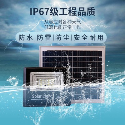 太阳能灯户外照明自动感应led投光壁灯家用庭院灯新农村防水路灯图2