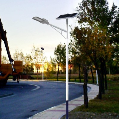 道路照明太阳能路灯单臂照明路灯户外路灯LED光控感应路灯图2