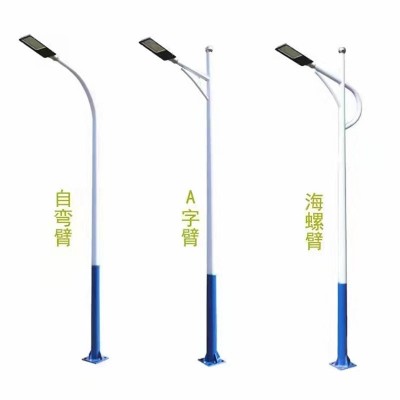 新农村LED市电双臂道路灯建设市政道路工程高亮双头路灯生产厂家图5