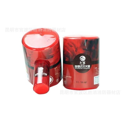 手投式干粉灭火弹 带手柄投掷式 自动森林防火 救援灭火器图2