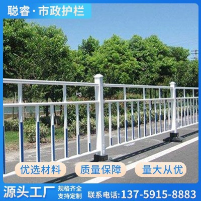 工厂现货锌钢市政护栏 城市交通道路防撞护栏 公路中央隔离防护栏图2