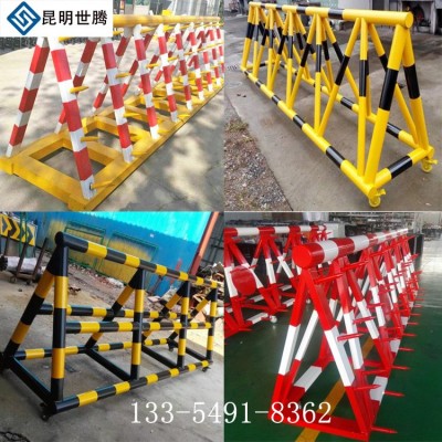 云南拒马可移动护栏学校门口加油站挡车防冲撞路障拒马交通隔离栏图2