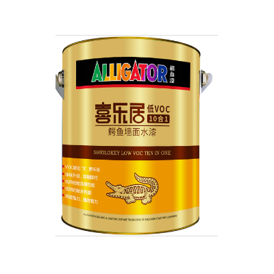 鳄鱼喜乐居低VOC10合1墙面水漆 5L图3
