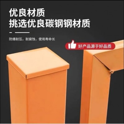 可移动基坑防护栏 市政工程围栏 电梯安全门 黄黑基坑护栏图2