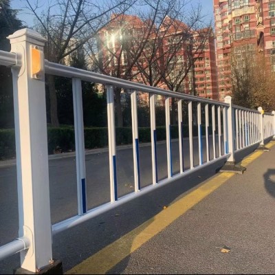 道路市政护栏马路隔离栏人行道安全围栏城市公路防撞排队围栏泽润图5