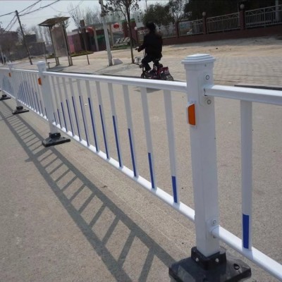道路市政护栏马路隔离栏人行道安全围栏城市公路防撞排队围栏泽润图2