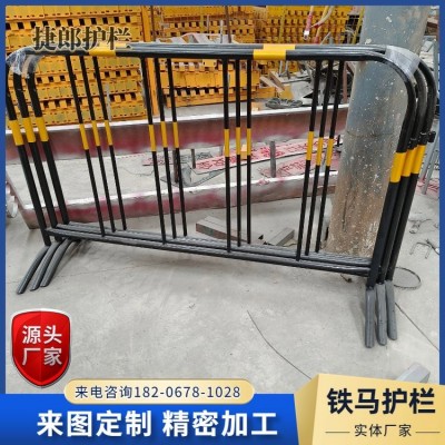 铁马护栏 道路隔离施工围栏 黑黄 可移动围挡 1.2米*1.5米 泽润图4