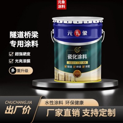 隧道亮化装饰工程涂料 高分瓷化涂料 高速公路纯瓷涂料图3