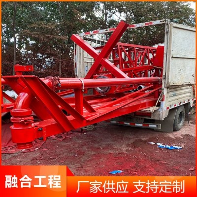 电动混凝土布料机 12米 皮带机输送 建筑机械租赁 回转灵活图2