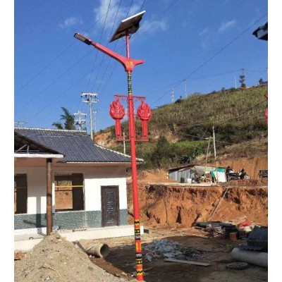 豪杰定制民族风格太阳能灯 设计独特 简约美观 节能耐用图2