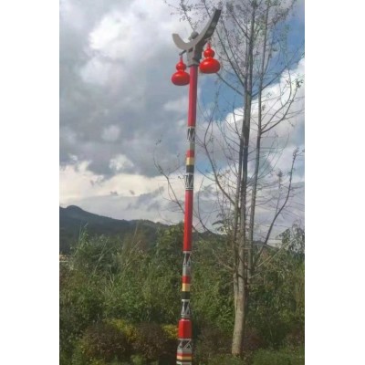 LED民族风照明灯 特色太阳能路灯 小区景区街道市政工程安装