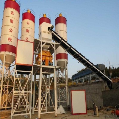 混凝土搅拌站 运行稳定 搅拌机能强 配料机 建筑机械设备图4