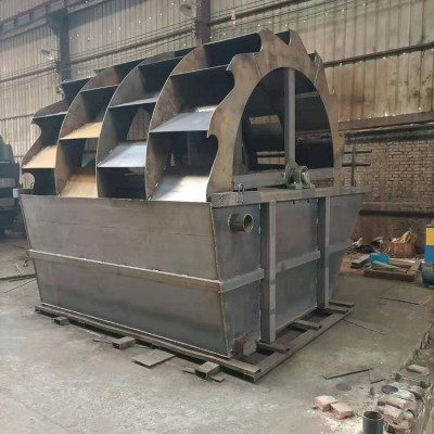 矿砂用洗砂机 河卵石轮斗双槽洗砂 一体化石粉水洗设备图4