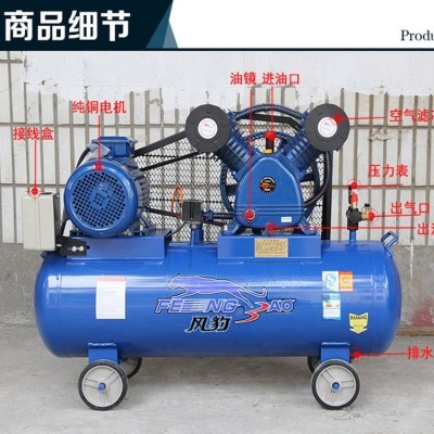 风豹活塞式空压机W-1.0/8 专业空气压缩机生产 厂家直供（泵头）图5