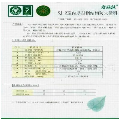 供应钢结构防火涂料（室内厚型）图2
