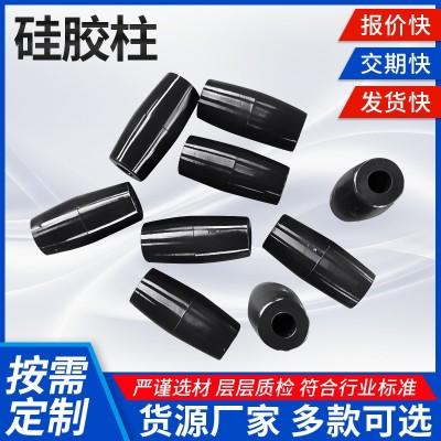 硅胶柱定 制耐高低温空心硅胶橡胶柱 橡胶减震柱密封硅胶条批发图2