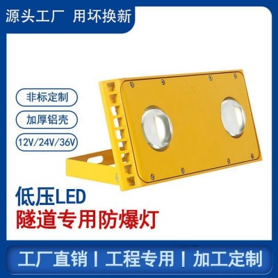 亚明LED隧道灯防爆灯50W100W低压厂房仓库船用加油站投光灯户外灯