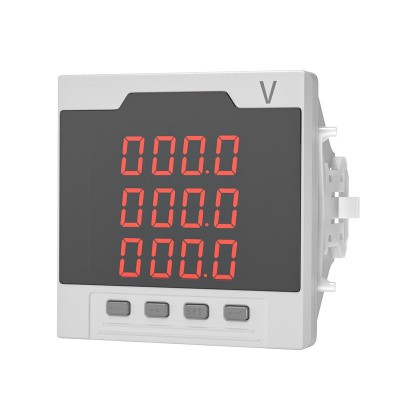 三相四线数显智能电压表RS485通讯模块直流交流高精度仪表AC220V图5