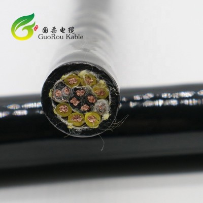 国柔电缆 凯夫拉编织卷筒电缆 矿用机械厂家直销图2