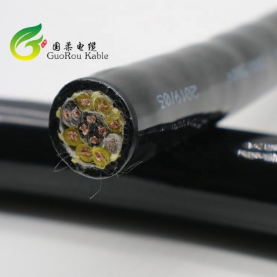 国柔电缆 凯夫拉编织卷筒电缆 矿用机械厂家直销图5