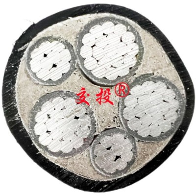 铝电缆35平方 电缆4芯铠装 VLV22 4*35施工电缆基站图5