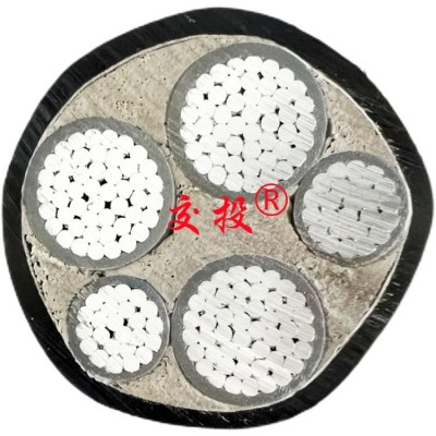 铝电缆35平方 电缆4芯铠装 VLV22 4*35施工电缆基站图3