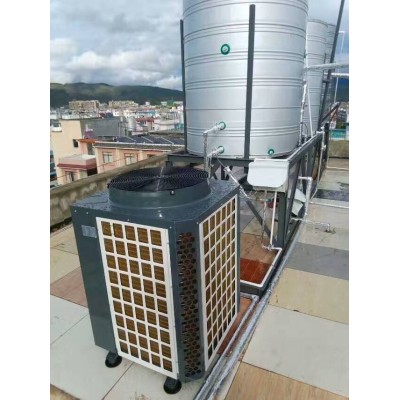空气能热水器3匹5匹10匹15P商用泳池 酒店空气源热泵供暖取暖主机