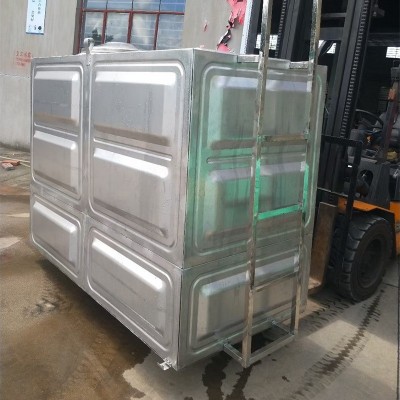 工业304不锈钢焊接消防水箱 方形不锈钢储水箱储水设备保温水箱图2