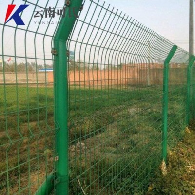 可氏无边框护栏网双边丝护栏网高速公路隔离护栏图4