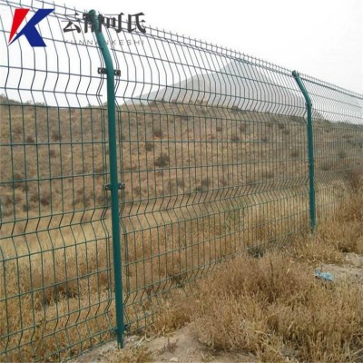 云南铁路护栏网生产厂可氏双边丝护栏网围山围地图2