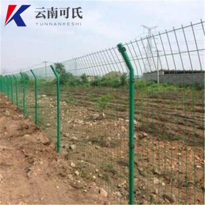 云南铁路护栏网生产厂可氏双边丝护栏网围山围地图4