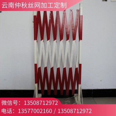 玻璃钢扁片伸缩围栏可移动折叠室外排队临时施工警戒防护隔离栅栏图2