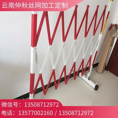 玻璃钢扁片伸缩围栏可移动折叠室外排队临时施工警戒防护隔离栅栏图3