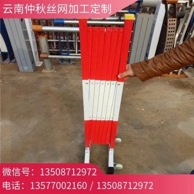 玻璃钢扁片伸缩围栏可移动折叠室外排队临时施工警戒防护隔离栅栏图5
