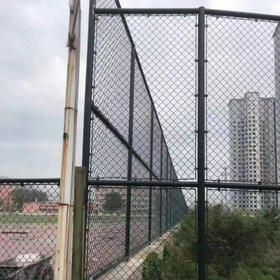 球场护栏网 足球高尔夫体育场用 铁丝围栏网 勾花包塑 耐腐蚀 来图定制图3