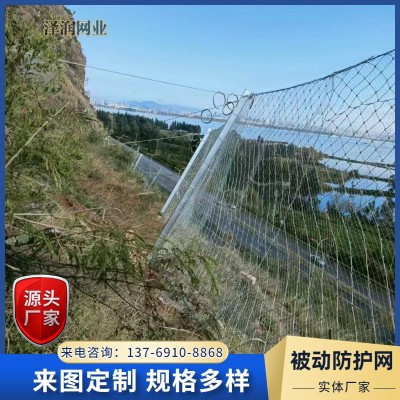 泽润 边坡防护网 SNS隧道口山体落石拦截网 专注生产 支持定制图3