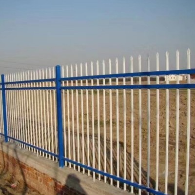 围墙定制 锌钢护栏 小区安全隔离防护用 防腐耐磨 可加工图1