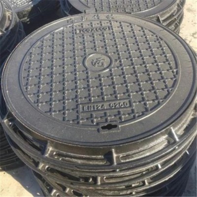 品种多样 盐津检修口电力圆形窨井盖板 西畴黑色轻重铸铁沟盖板 抗压强大图4