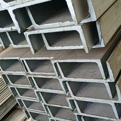 镀锌槽钢 防腐金属 6.3# 建筑型材 定尺切割 37*4.5mm 房屋搭建用